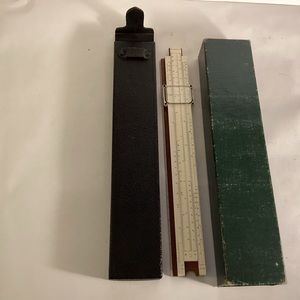 K &E N4053-3 polyphase slide rule like new in case made in USA